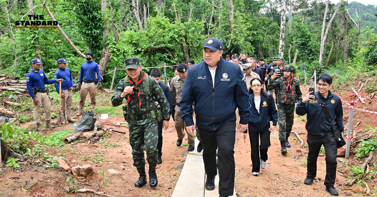 พลพีร์ สุวรรณฉวี รัฐมนตรีช่วยว่าการกระทรวงมหาดไทย ลงพื้นที่ชายแดนสุรินทร์
