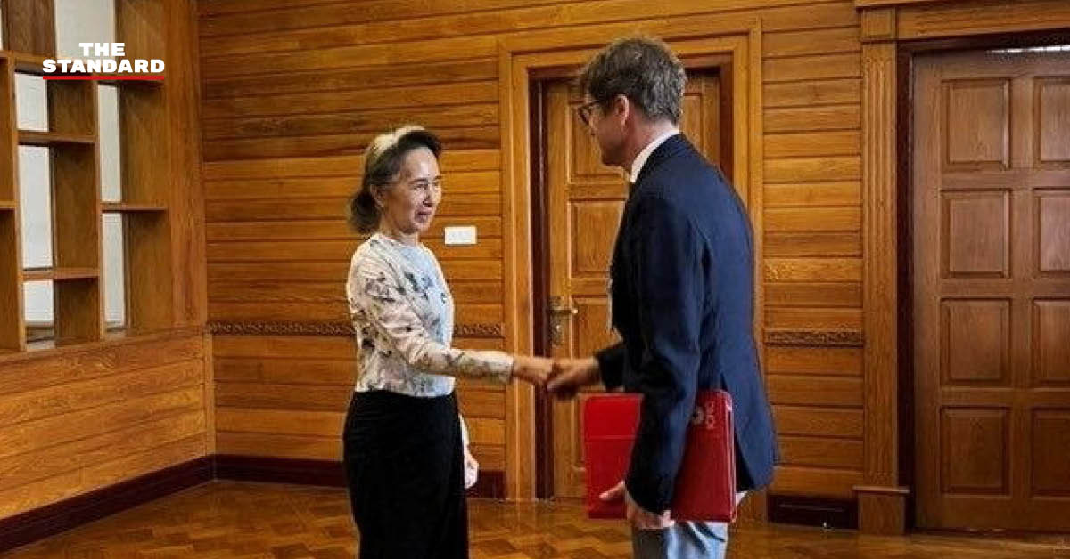 อองซานซูจีพบกับผู้แทนคณะกรรมการกาชาดระหว่างประเทศ (ICRC)