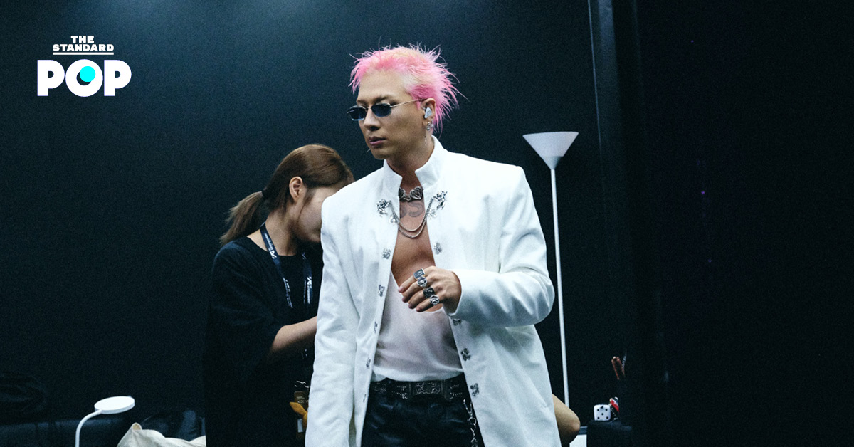ภาพ Taeyang ศิลปินวง BIGBANG ในอิริยาบถสบายๆ
