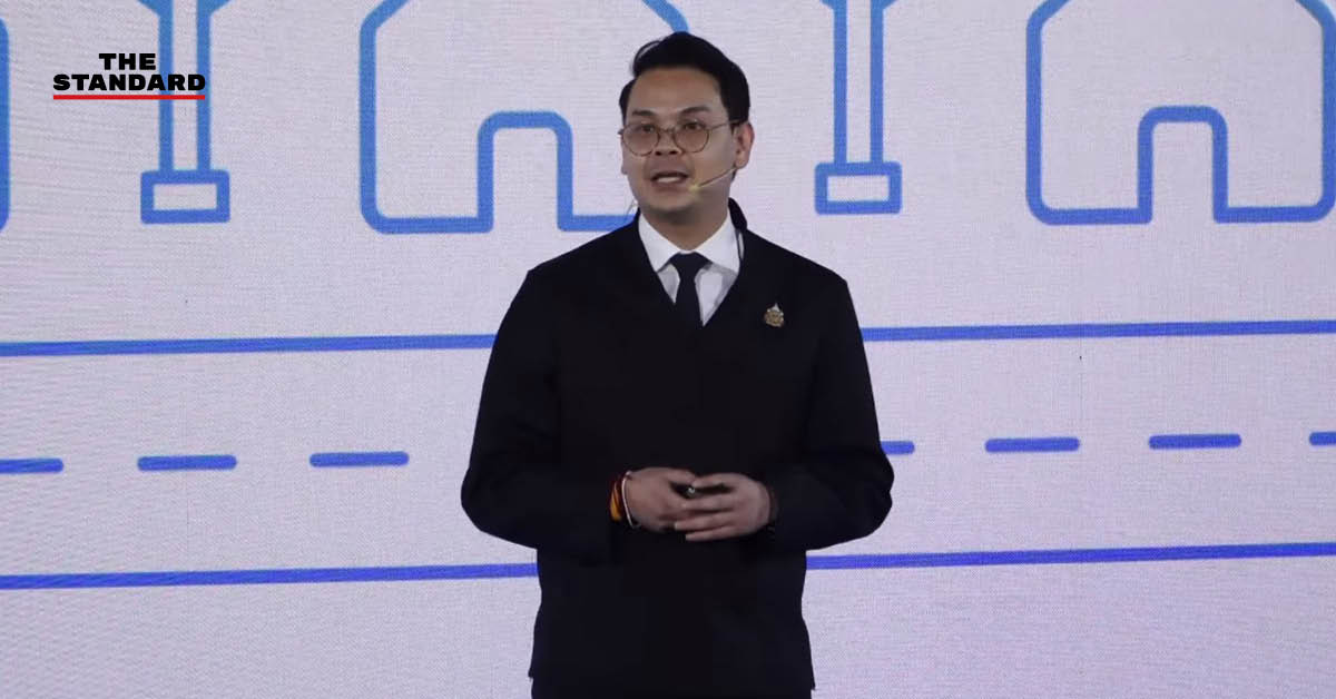 ไชยชนก ชิดชอบ รัฐมนตรีว่าการกระทรวงดิจิทัลฯ กล่าวเปิดตัวโครงการ TH-AI Passport