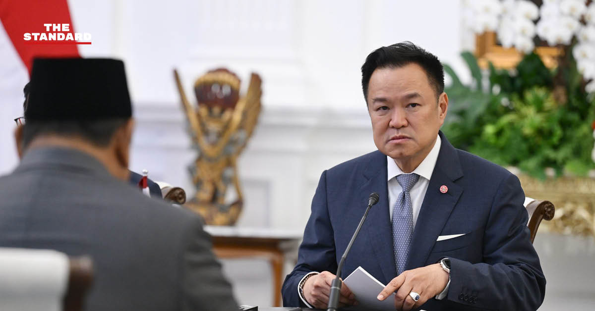 อนุทิน ชาญวีรกูล นายกรัฐมนตรีไทย และ ปราโบโว ซูบียันโต ประธานาธิบดีอินโดนีเซีย ระหว่างการหารือความร่วมมือ
