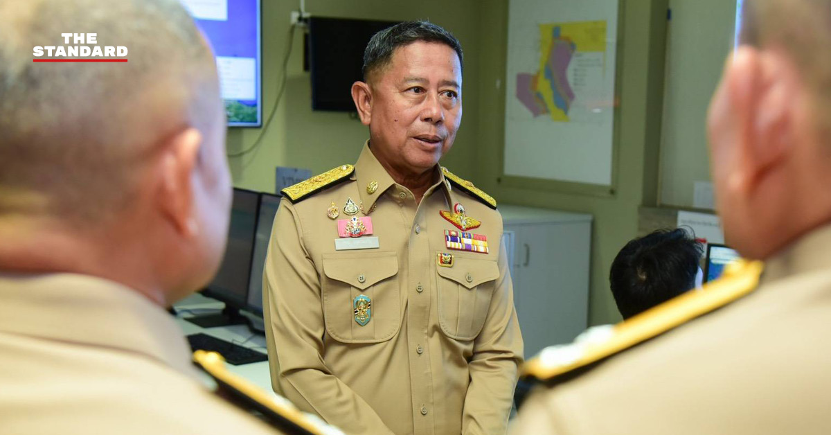 พล.ร.ต. ปารัช รัตนไชยพันธ์ โฆษกกองทัพเรือ แถลงข่าว