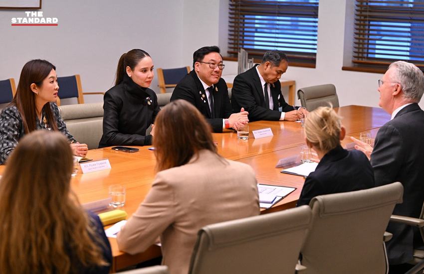 ซาบีดา ไทยเศรษฐ์ รมว.วัฒนธรรมไทย และ Tony Burke รมว.วัฒนธรรมออสเตรเลีย กำลังหารือ 7