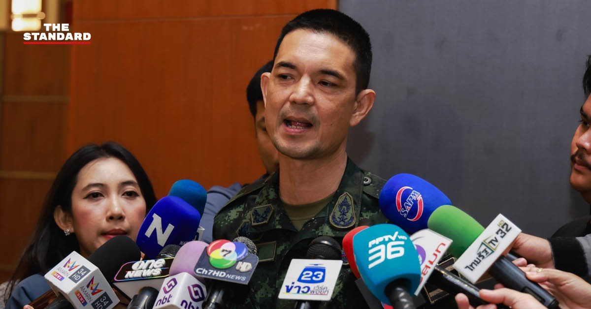 พล.ต. วินธัย สุวารี โฆษกกองทัพบก ให้สัมภาษณ์ประเด็นชายแดนไทย-กัมพูชา