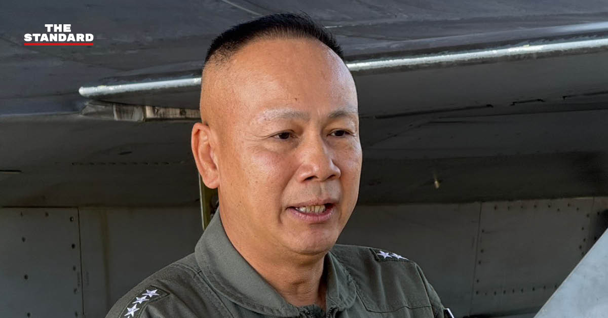 พล.อ.อ. ประภาส สอนใจดี ผู้อำนวยการศูนย์ข่าวสารสถานการณ์ไทย-กัมพูชา แถลงข่าว