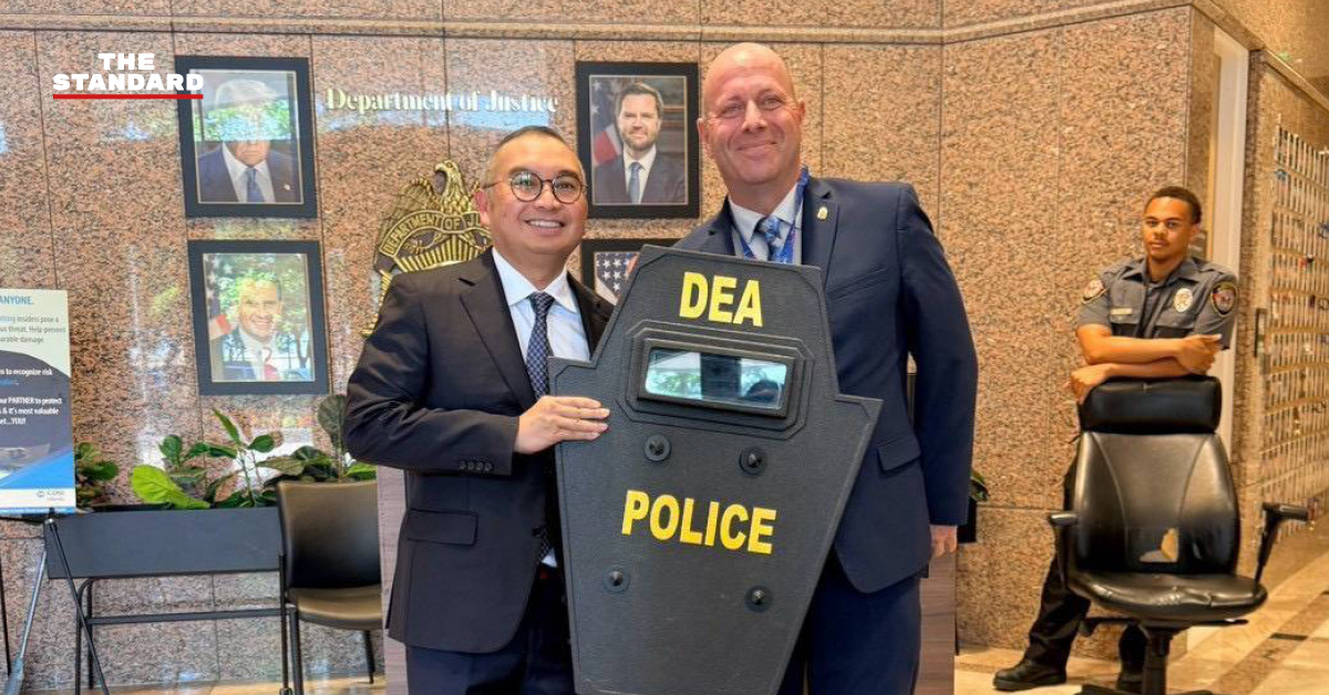 พล.ต.ท. อาชยน ไกรทอง ผบช.ปส. และคณะทำงาน ประชุมหารือกับเจ้าหน้าที่ DEA สหรัฐอเมริกา