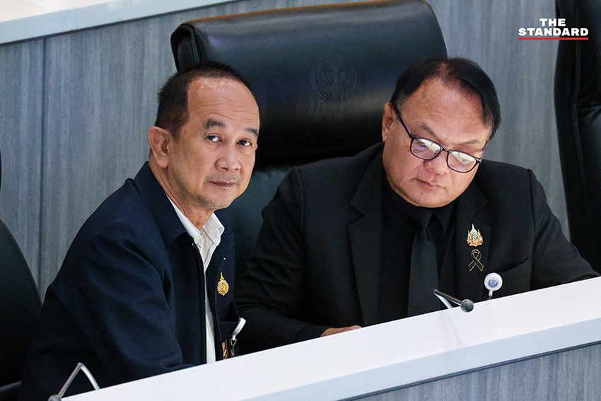 ภาพ สว. เข้าร่วมประชุมวุฒิสภา หลังถูก กกต. สั่งฟ้องคดีฮั้ว 1