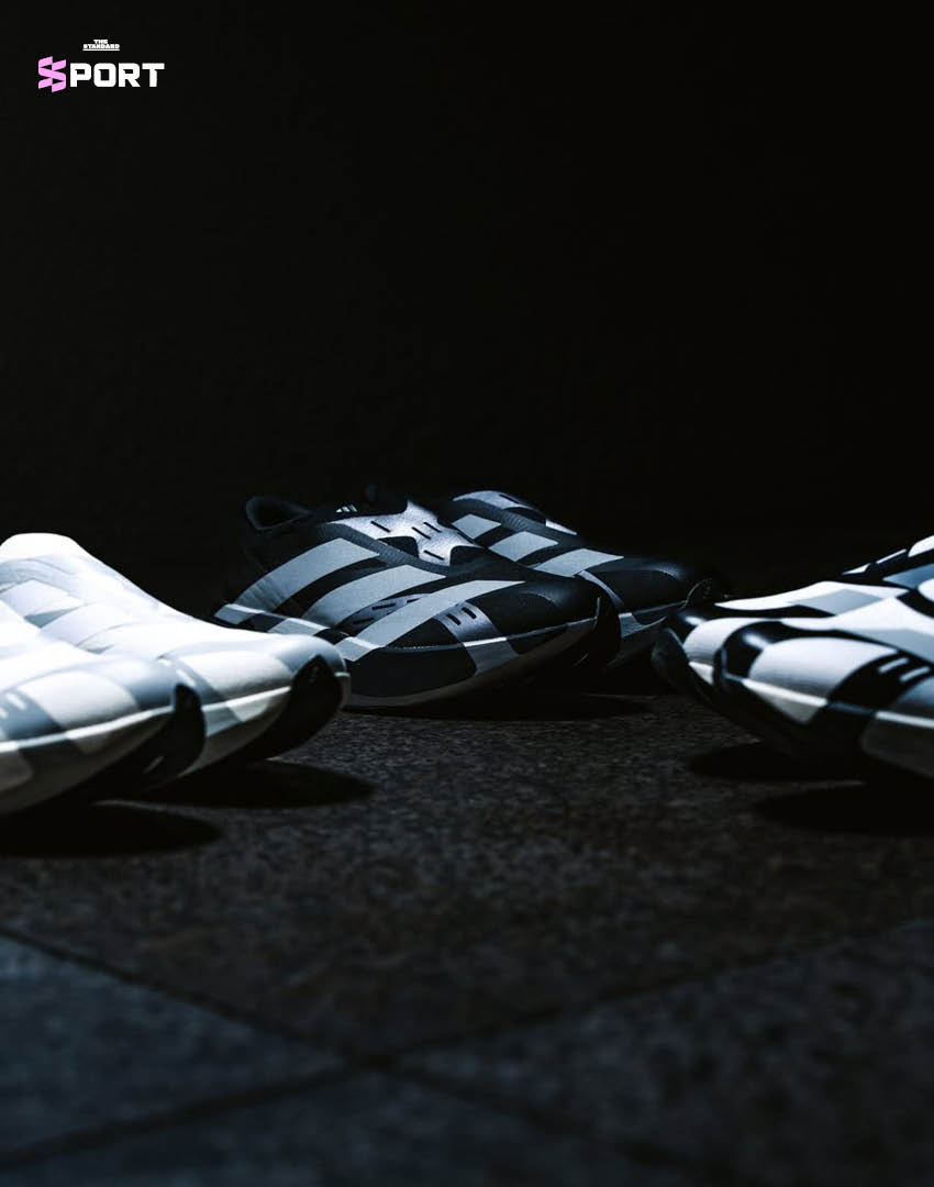 รองเท้าวิ่ง adidas Adizero EVO SL Laceless สีขาว-ดำ แบบไร้เชือก 3