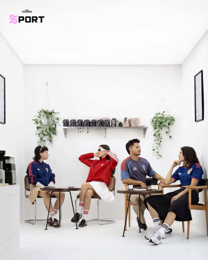 ภาพชุดแข่งทีมชาติโครเอเชียใหม่จาก adidas ที่มีลวดลายอักษรโบราณและงานลูกไม้ 8