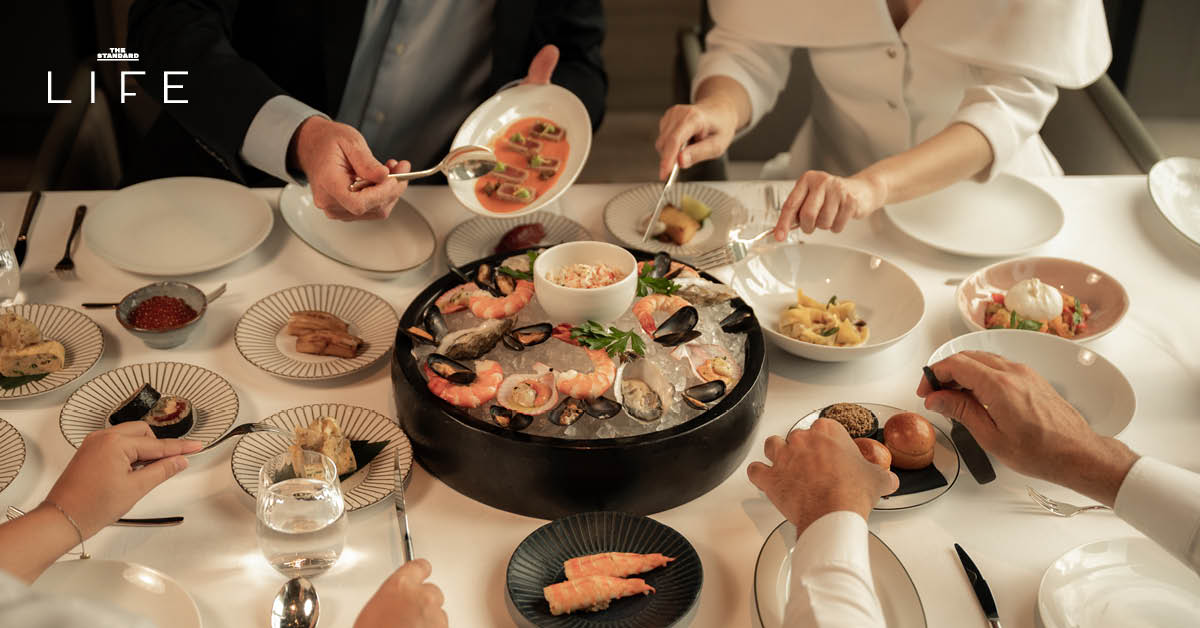 ภาพบรรยากาศ Aman Brunch ที่ Aman Nai Lert Bangkok เสิร์ฟอาหารแบบ A la Carte