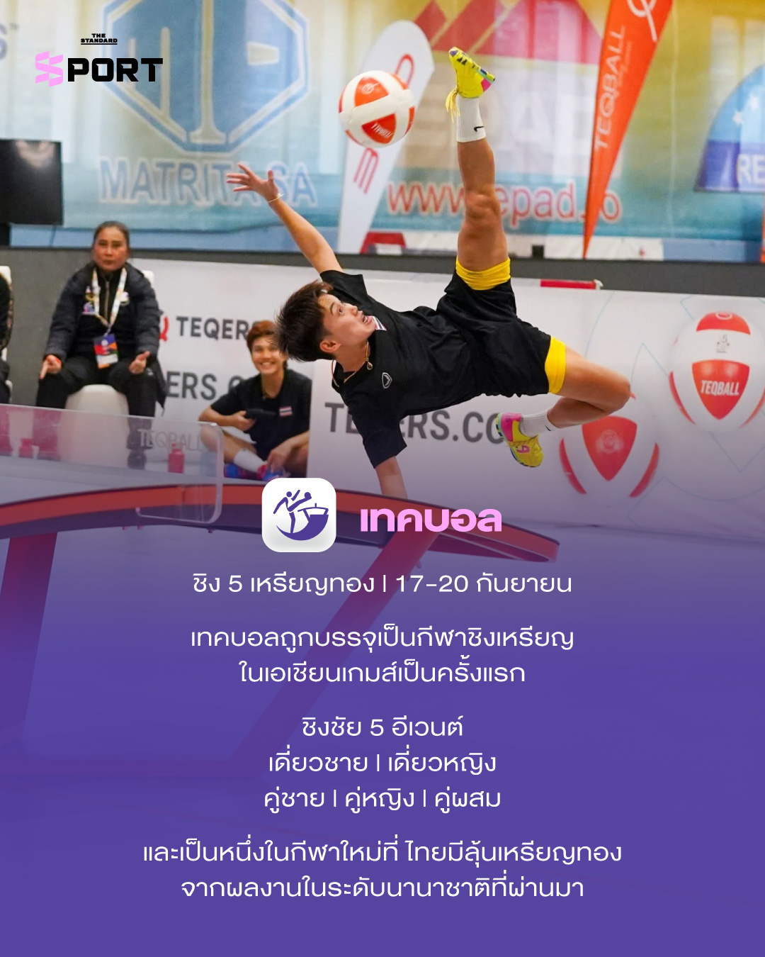 ภาพประกอบ 6 กีฬาใหม่ในเอเชียนเกมส์ 2026 ที่ Aichi-Nagoya 1