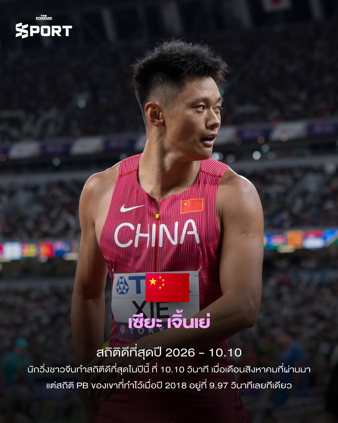 ภาพปกกราฟิกสัญลักษณ์นักวิ่งพร้อมข้อความ 7 ยอดลมกรดผู้มีโอกาสคว้าเหรียญทองเอเชียนเกมส์ 2026 2
