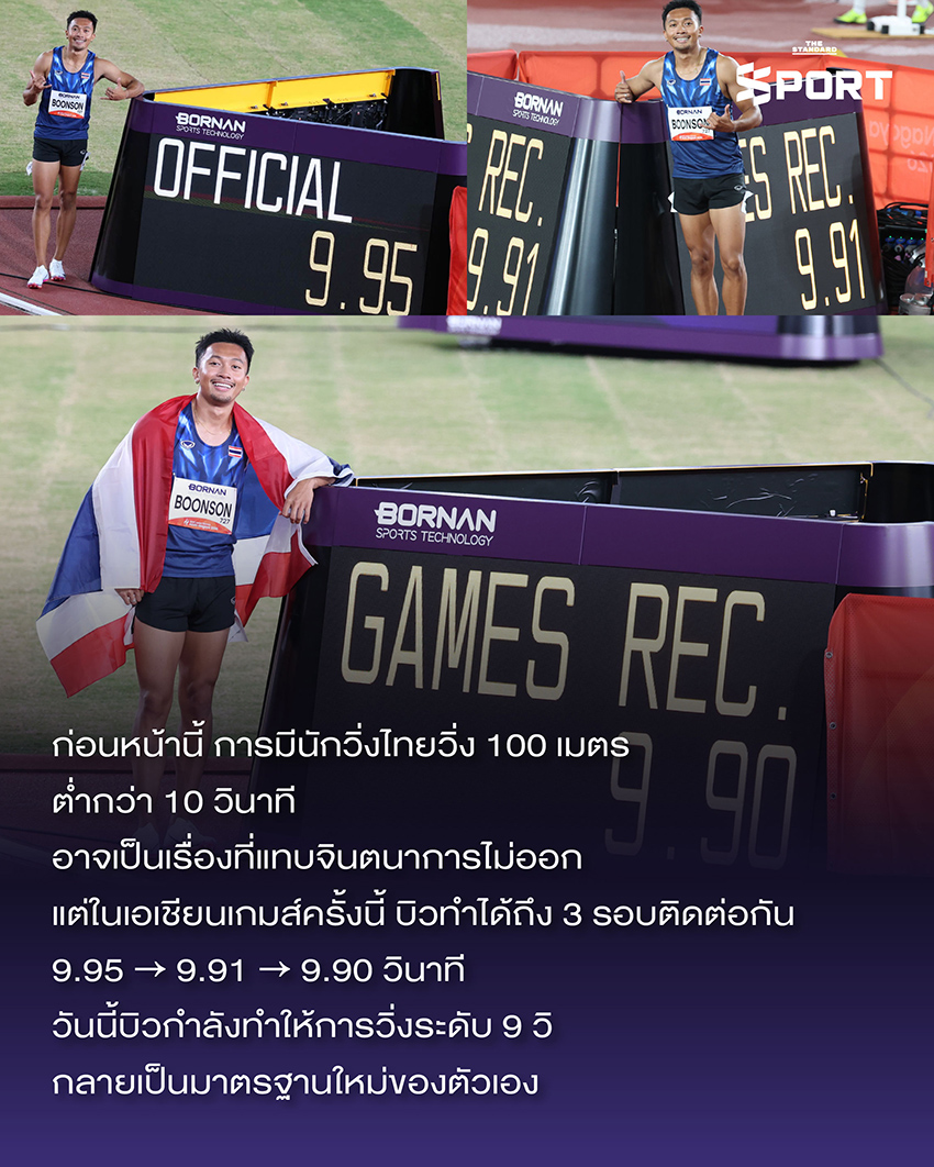 ภาพ บิว ภูริพล นักวิ่งกำลังวิ่งในสนามแข่ง 2
