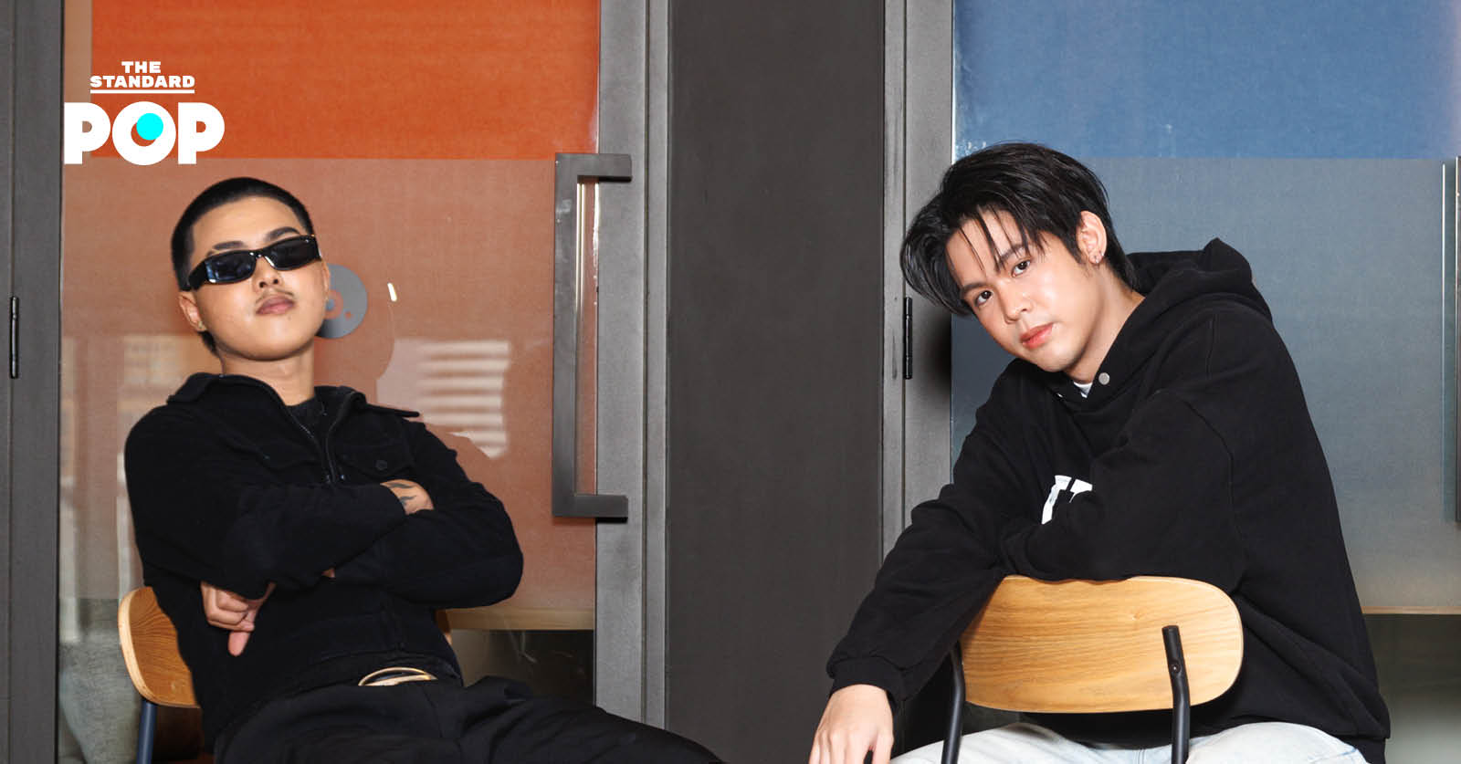 ภาพ BLVCKHEART และ GUNCHARLIE สองศิลปินจาก Believe Thailand