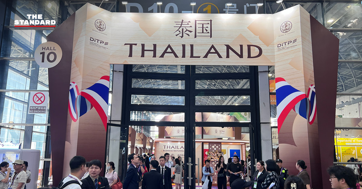 บรรยากาศงาน China-ASEAN Expo ที่หนานหนิง ผู้คนเดินชมบูธสินค้าไทยอย่างคึกคัก