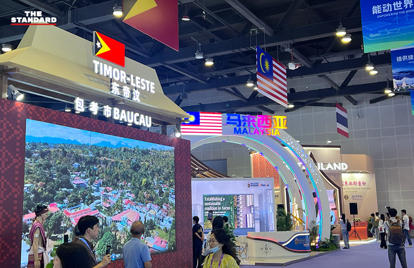 บรรยากาศงาน China-ASEAN Expo ที่หนานหนิง ผู้คนเดินชมบูธสินค้าไทยอย่างคึกคัก 25