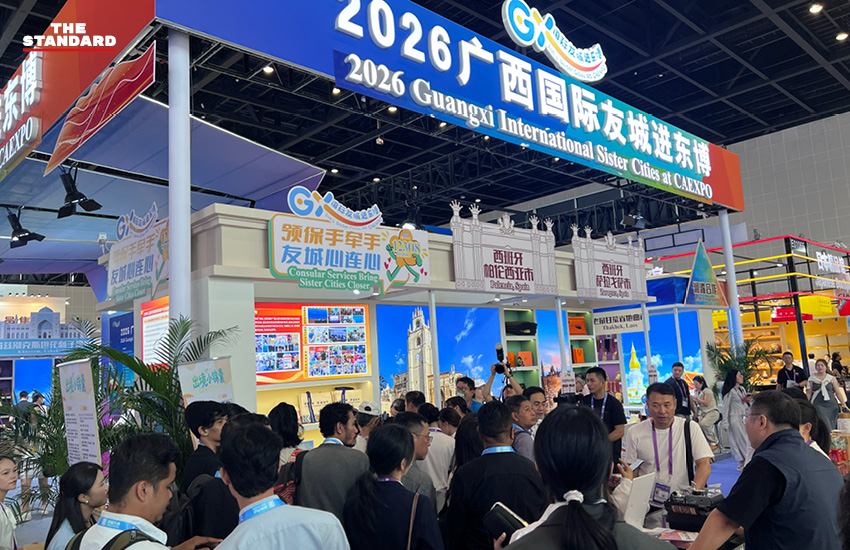 บรรยากาศงาน China-ASEAN Expo ที่หนานหนิง ผู้คนเดินชมบูธสินค้าไทยอย่างคึกคัก 3