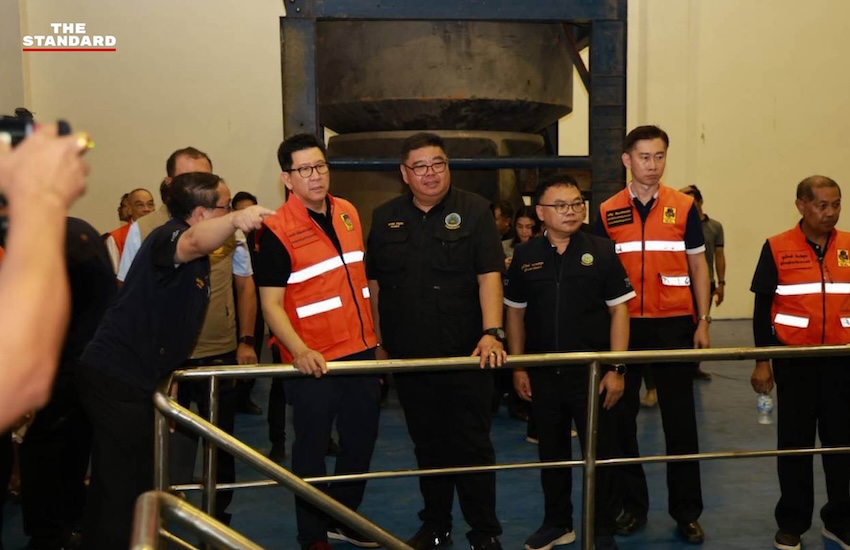 เอกนิติ นิติทัณฑ์ประภาศ ตรวจเยี่ยมประตูระบายน้ำคลองลัดโพธิ์ จังหวัดสมุทรปราการ 1