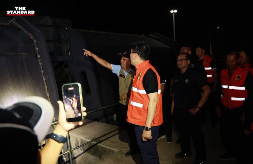 เอกนิติ นิติทัณฑ์ประภาศ ตรวจเยี่ยมประตูระบายน้ำคลองลัดโพธิ์ จังหวัดสมุทรปราการ 3