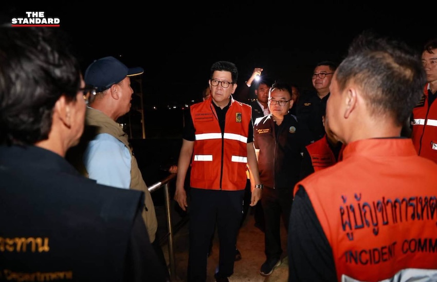 เอกนิติ นิติทัณฑ์ประภาศ ตรวจเยี่ยมประตูระบายน้ำคลองลัดโพธิ์ จังหวัดสมุทรปราการ 4