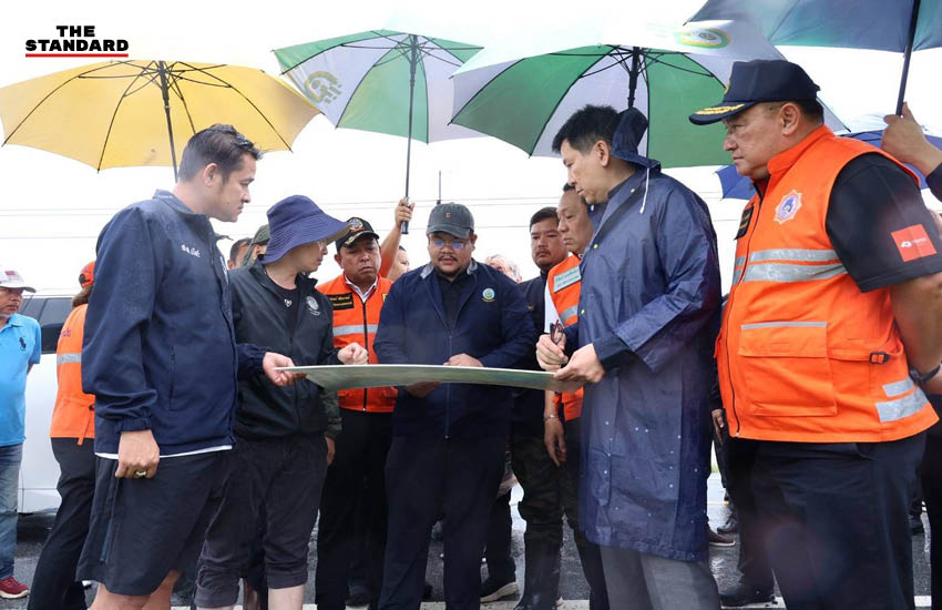 เอกนิติ วราวุธ และภราดร ลงพื้นที่ตรวจสถานการณ์น้ำท่วมที่จังหวัดพระนครศรีอยุธยา 5
