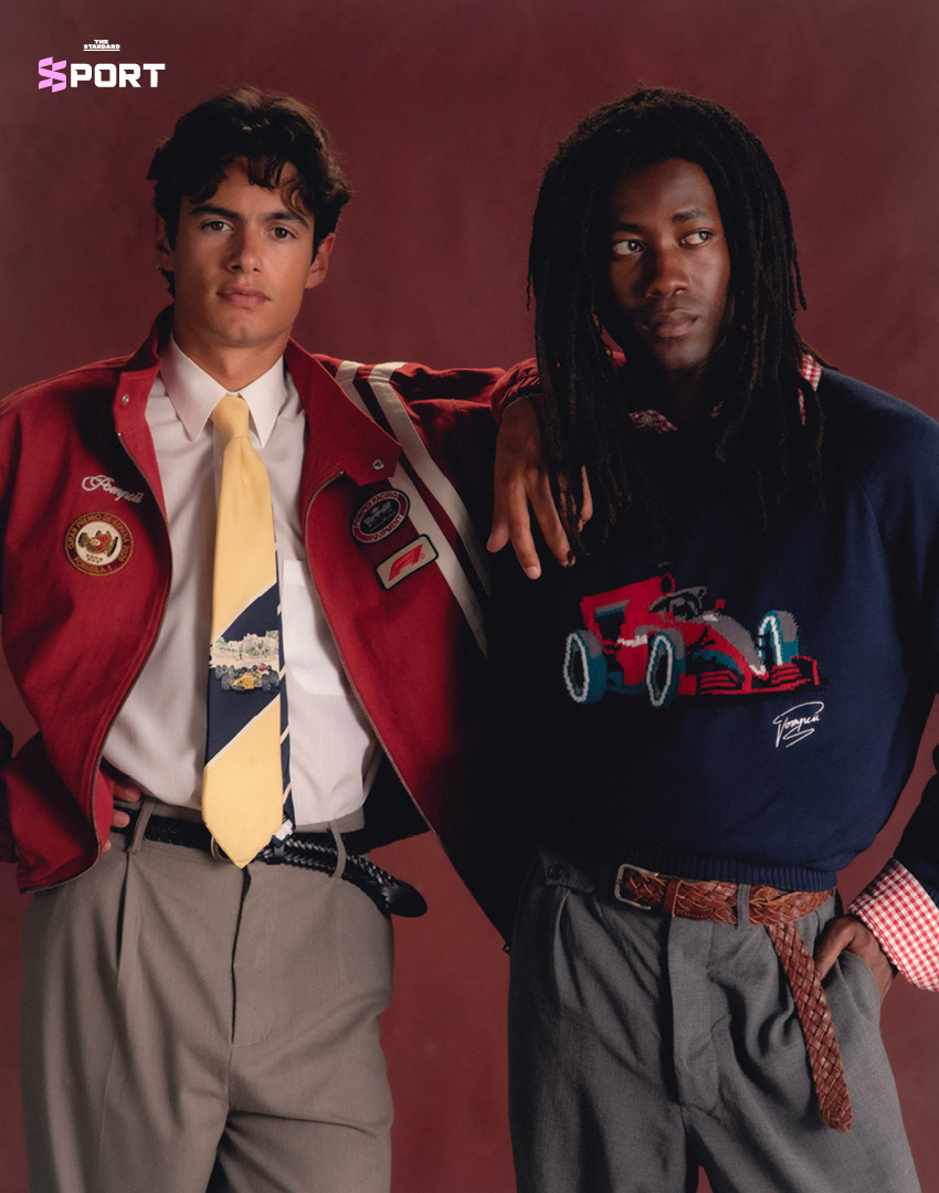 ภาพคอลเล็กชันเสื้อผ้า Streetwear จากความร่วมมือระหว่าง F1 และ Pompeii 1