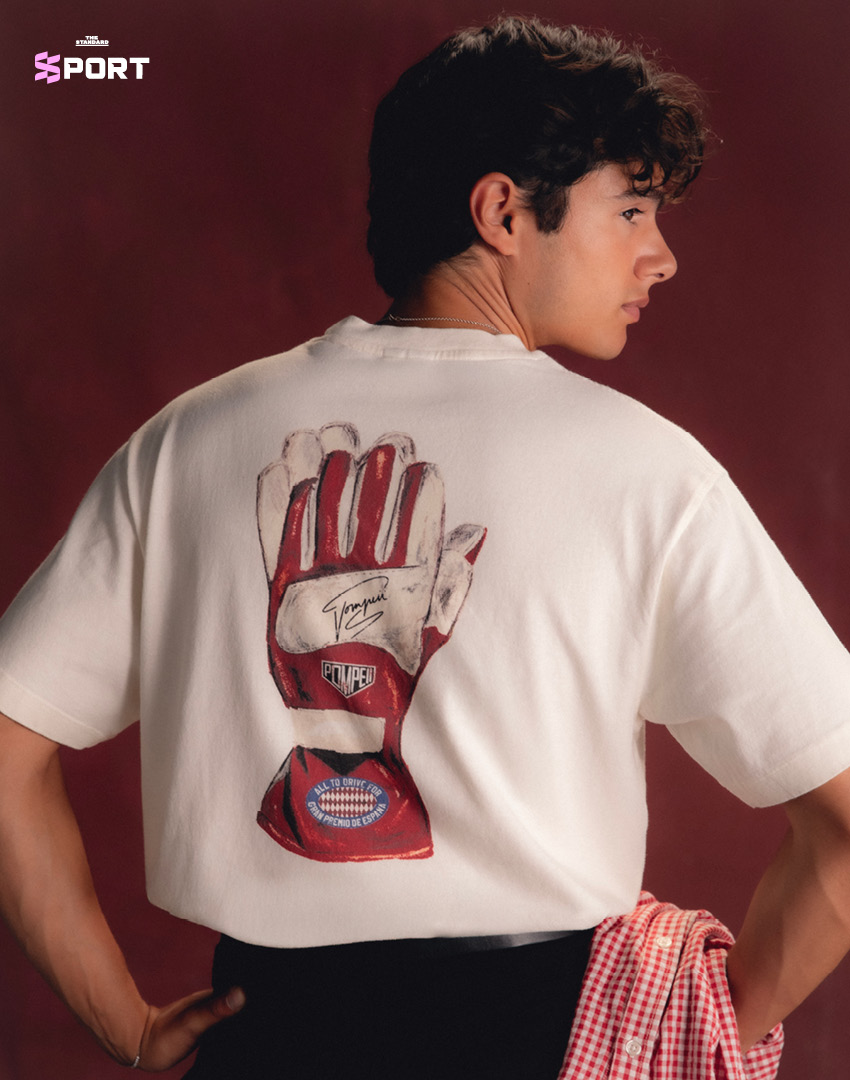 ภาพคอลเล็กชันเสื้อผ้า Streetwear จากความร่วมมือระหว่าง F1 และ Pompeii 8