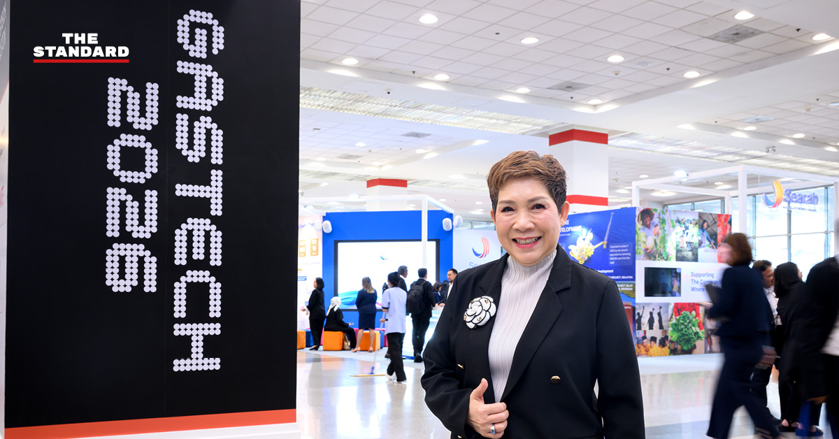 ภาพผู้บริหารทีเส็บและโลโก้ Gastech 2026