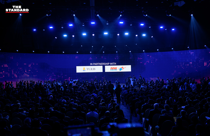 ภาพผู้บริหารทีเส็บและโลโก้ Gastech 2026 1