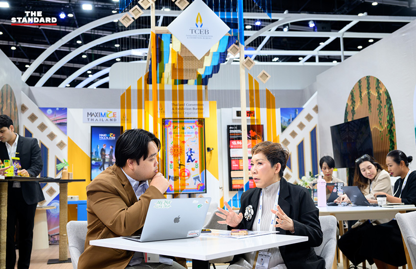 ภาพผู้บริหารทีเส็บและโลโก้ Gastech 2026 3
