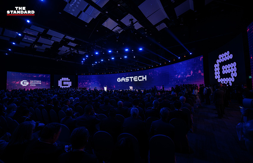 ภาพผู้บริหารทีเส็บและโลโก้ Gastech 2026 5