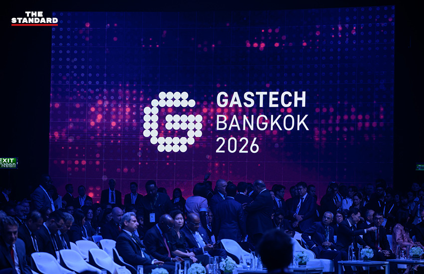 ภาพผู้บริหารทีเส็บและโลโก้ Gastech 2026 8