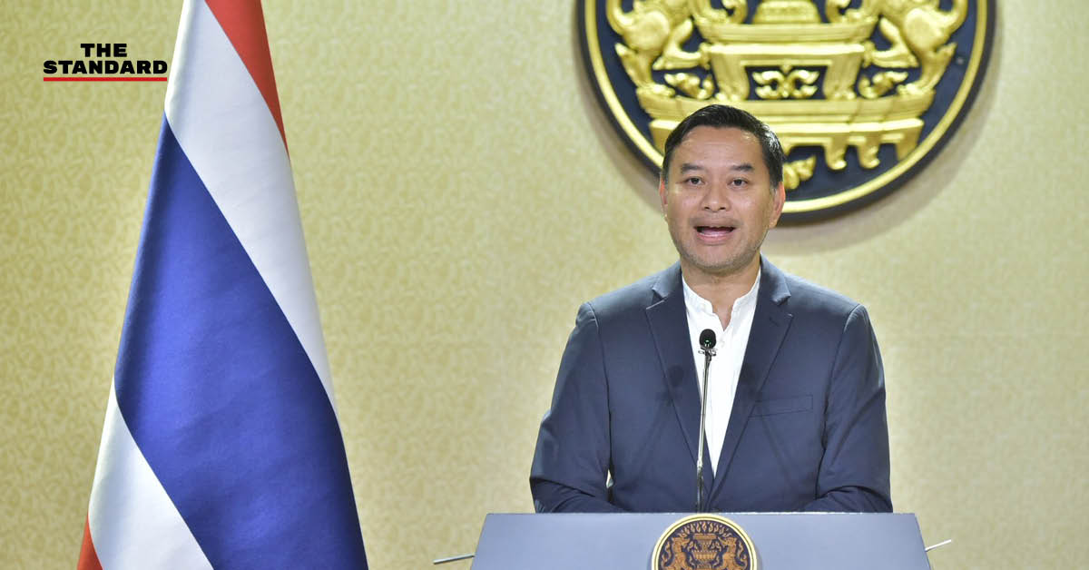 เอกภพ เพียรพิเศษ โฆษกประจำสำนักนายกรัฐมนตรี แถลงสถานการณ์น้ำท่วม