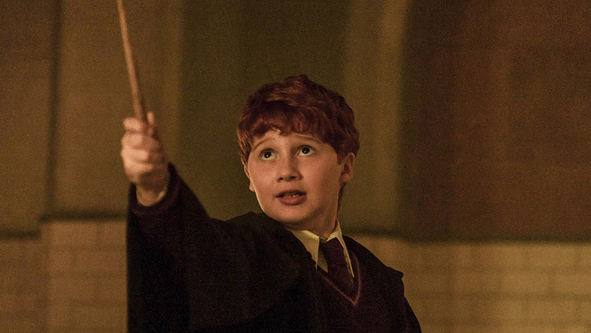 ภาพจากซีรีส์ Harry Potter and the Philosopher’s Stone แสดงโลกเวทมนตร์ 2