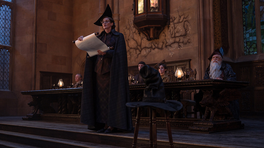ภาพจากซีรีส์ Harry Potter and the Philosopher’s Stone แสดงโลกเวทมนตร์ 4