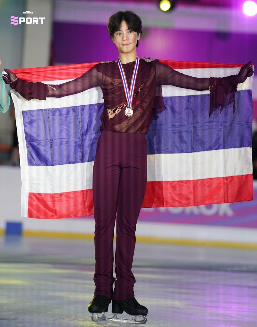 ฮิโระ แก้วตาทิพย์ นักฟิกเกอร์สเก็ตติงพร้อมเหรียญทองแดงจากการแข่งขัน 1