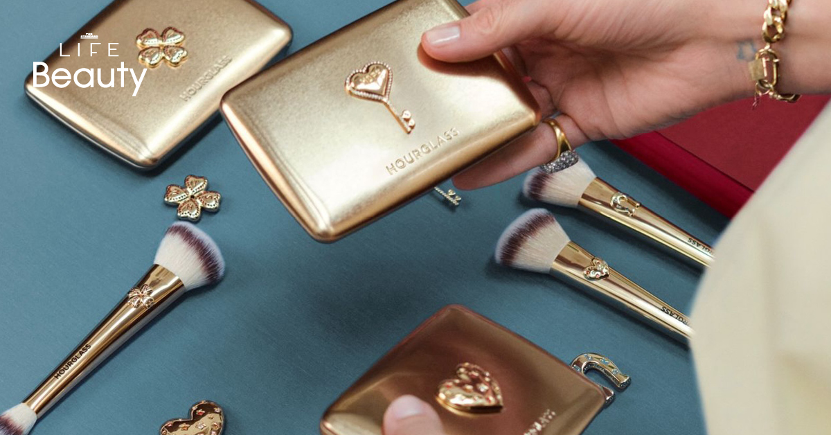 ภาพพาเลตต์แต่งหน้า HOURGLASS x Lauren Rubinski ลิมิเต็ดเอดิชัน ที่มีดีไซน์จิวเวลรีสวยงาม