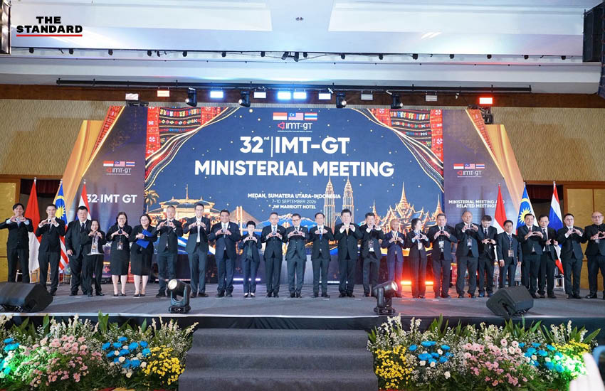 ธนฑิตย์ รักตะบุตร ผู้ช่วยรัฐมนตรีประจำสำนักนายกรัฐมนตรี กล่าวในที่ประชุม IMT-GT 2