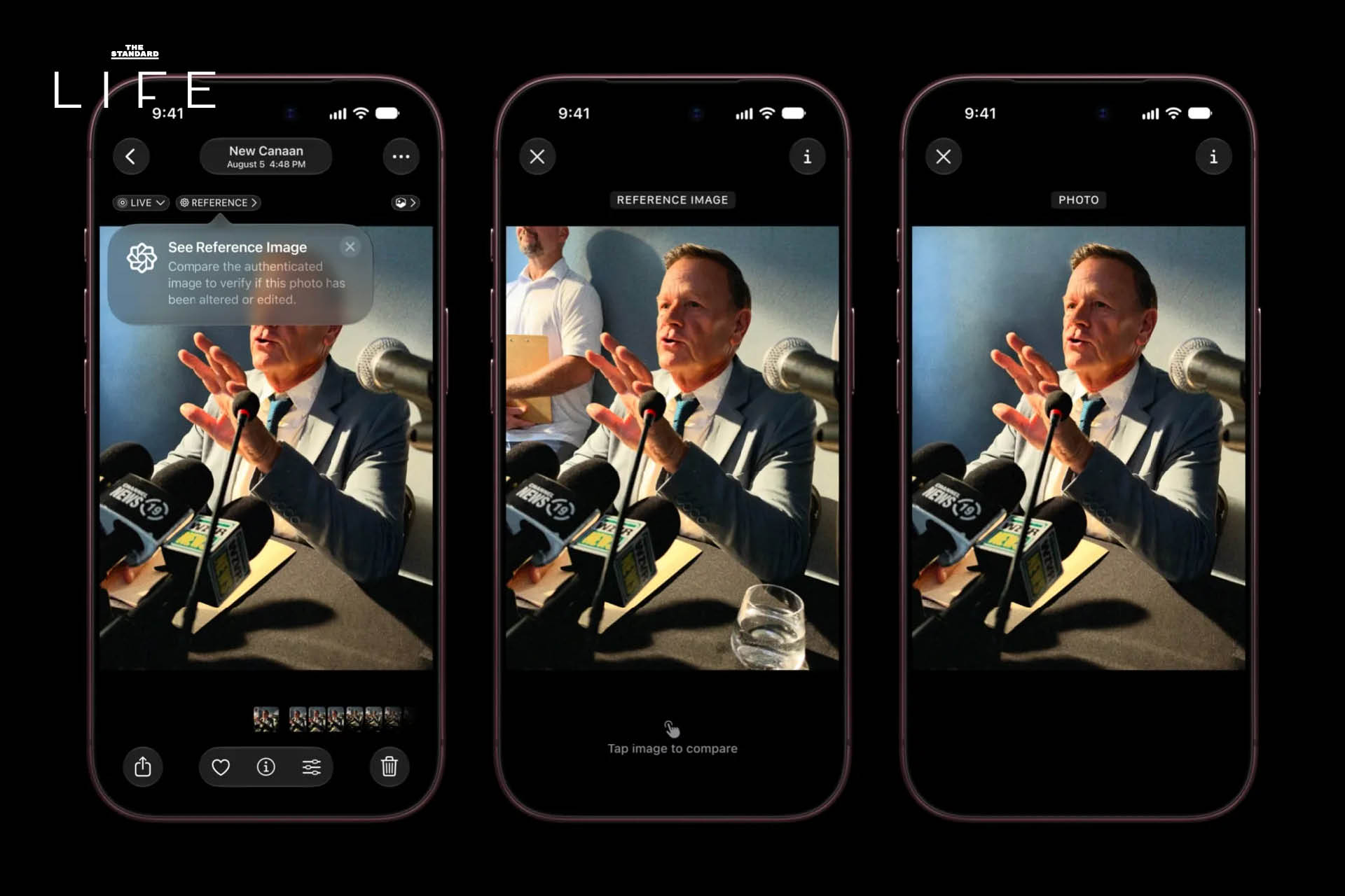 ภาพสมาร์ทโฟน iPhone 18 Pro Max สีดำ แสดงหน้าจอและตัวเครื่อง 9