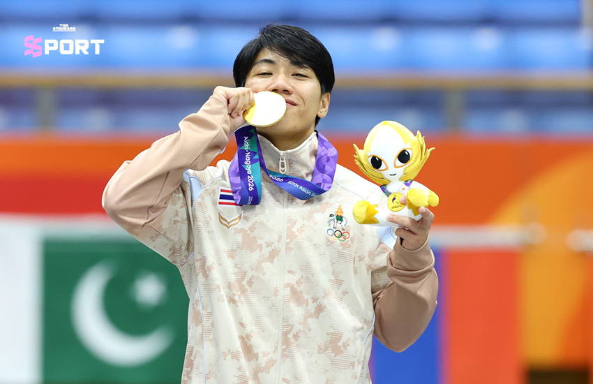 กัญจุฑา ภัทรบุญซ่อน นักกีฬา MMA ทีมชาติไทย หลังคว้าเหรียญทองเอเชียนเกมส์ 1