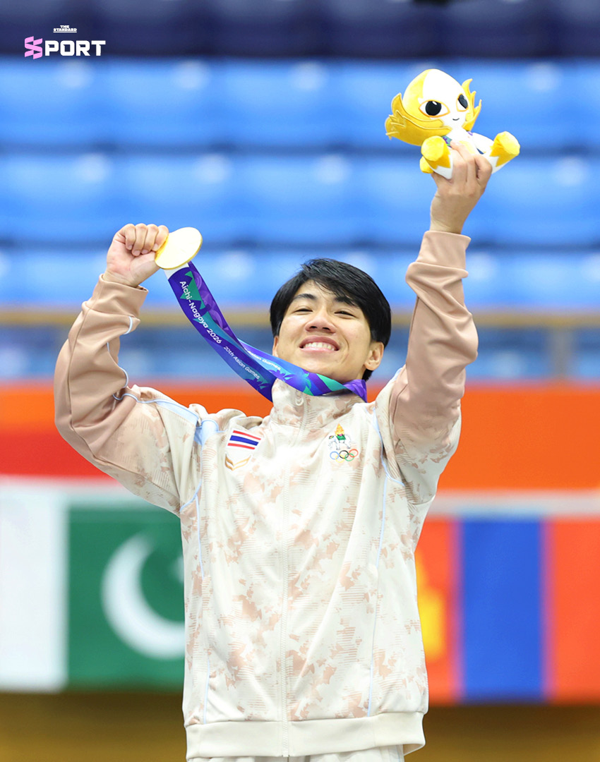 กัญจุฑา ภัทรบุญซ่อน นักกีฬา MMA ทีมชาติไทย หลังคว้าเหรียญทองเอเชียนเกมส์ 3