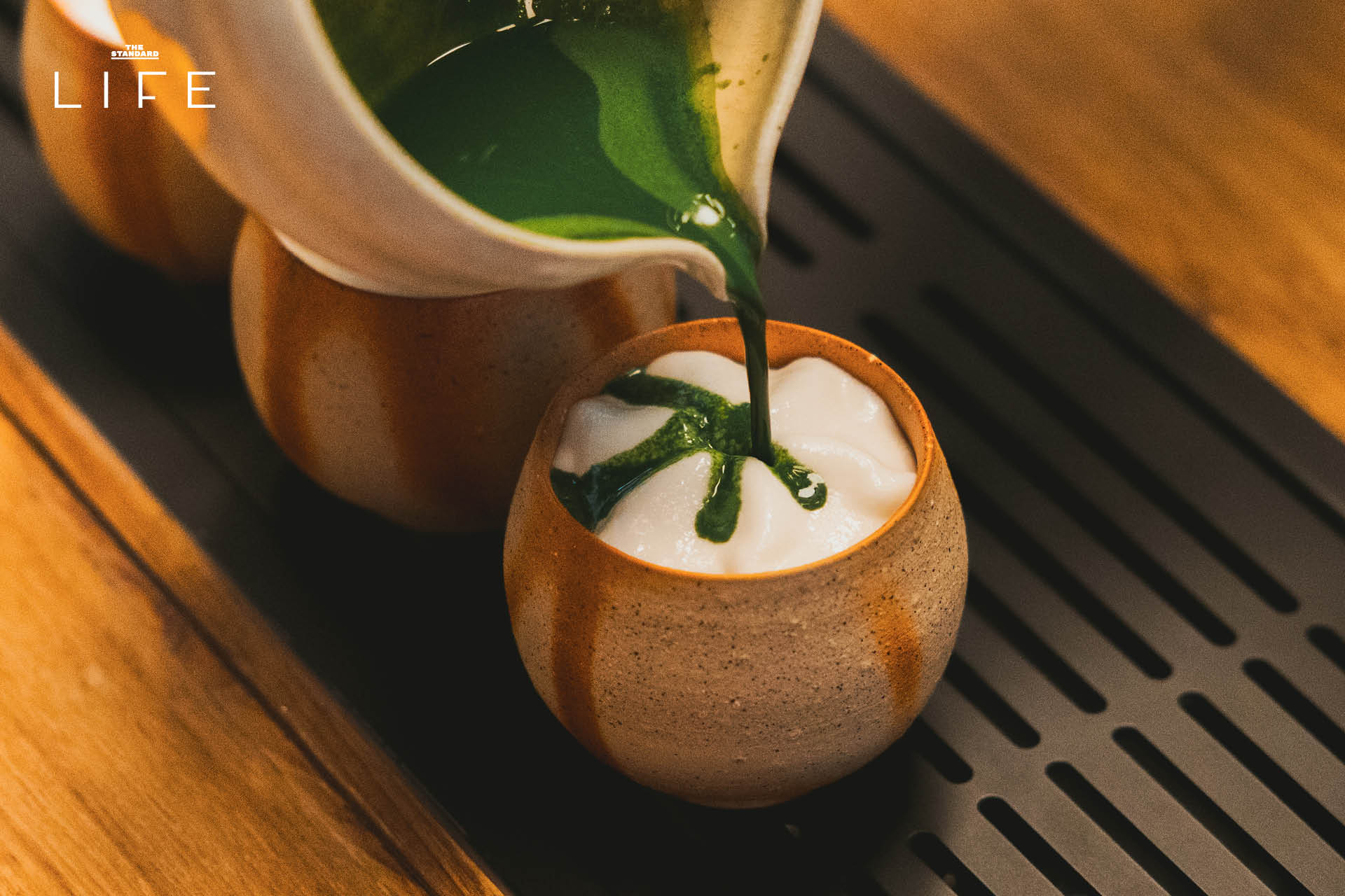 ชุด Tea Pairing ที่ร้าน Kizuki ประกอบด้วยชาและอาหารที่จัดวางอย่างสวยงาม 12