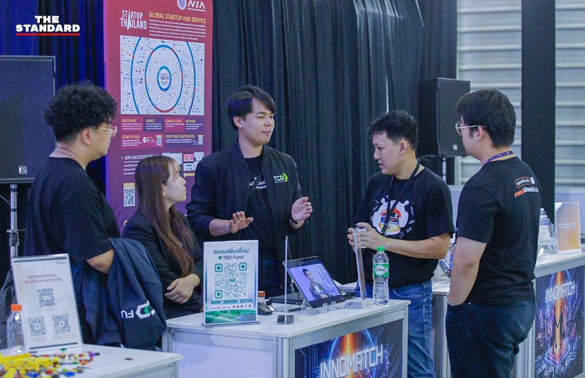 บรรยากาศงาน KMITL EXPO 2026 ที่มีการจัดกิจกรรมจับคู่ธุรกิจและเสวนา 3