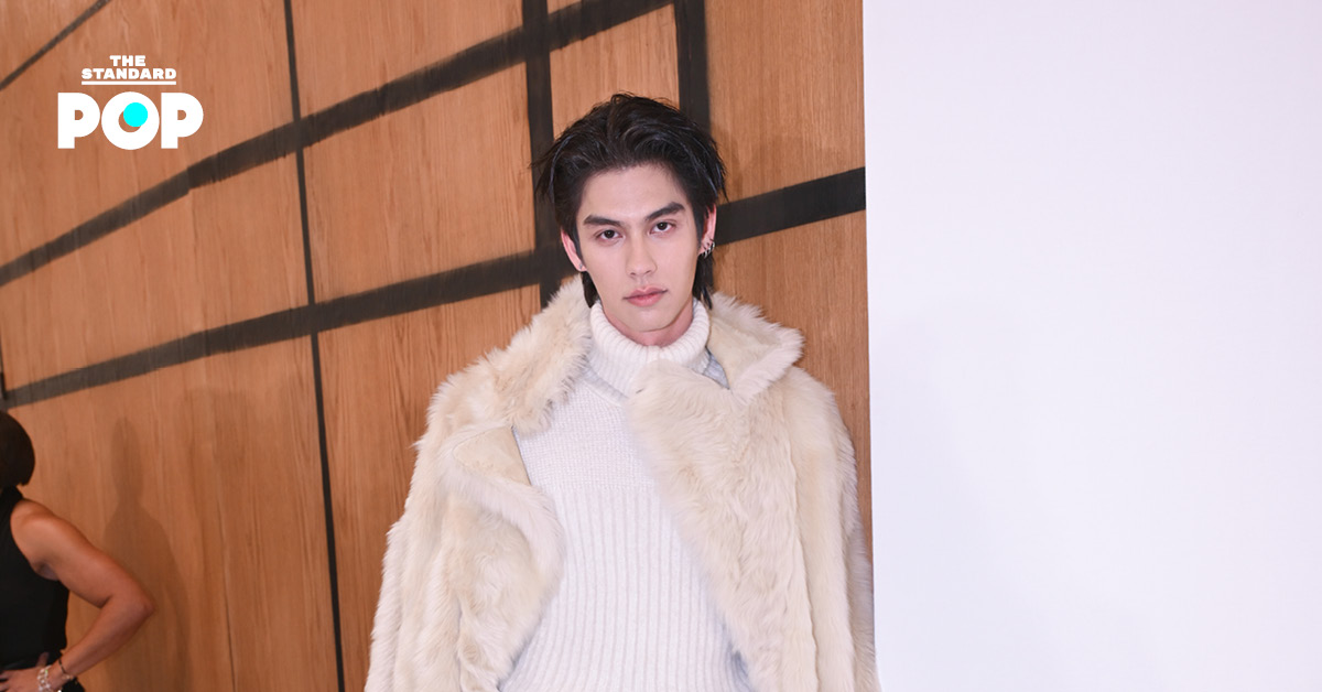 ไบร์ท วชิรวิชญ์ ในงานแฟชั่นโชว์ Burberry