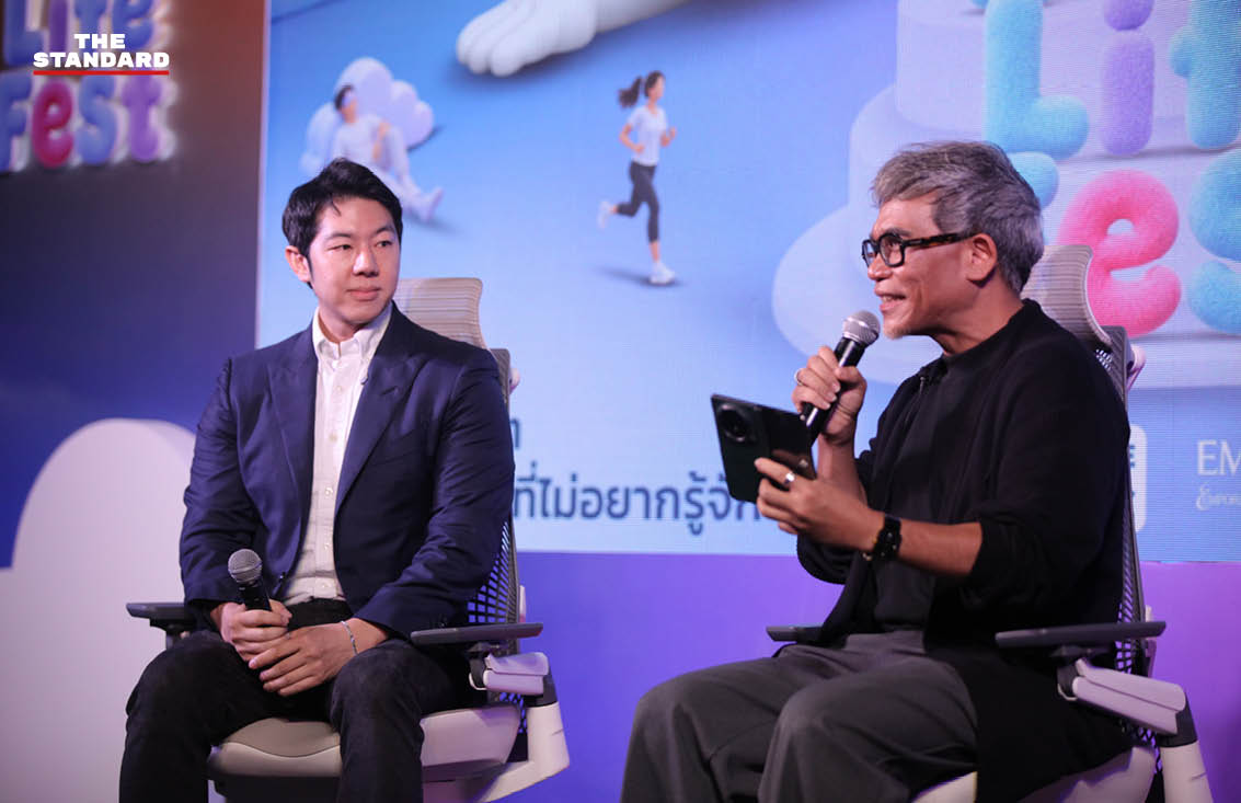 ผู้คนกำลังเข้าร่วมกิจกรรมในงาน LONG LIFE FEST 2026 ที่เน้นการสำรวจสุขภาพและร่างกาย 11