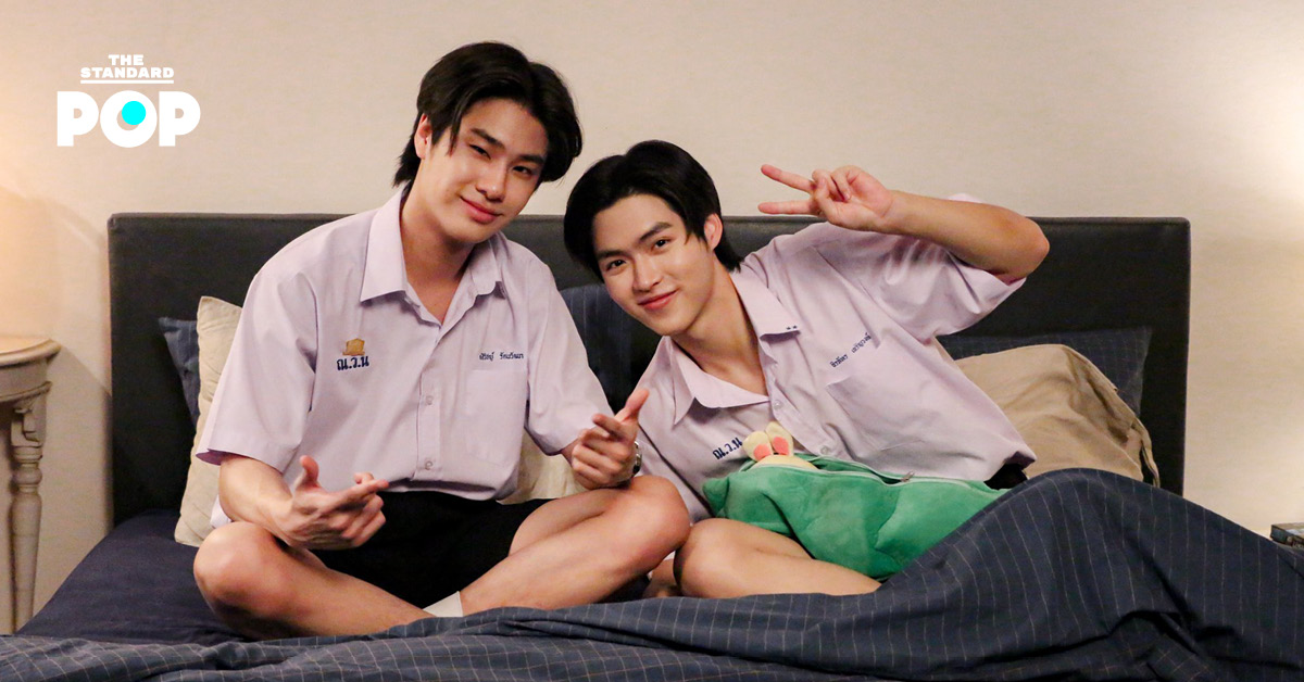 ภาพโปรโมตซีรีส์วาย จิรภัทรจะเป็นเด็กดี Good Boy Series นำแสดงโดย ลูค ภีมสรรค์ และ มิค เมธัส