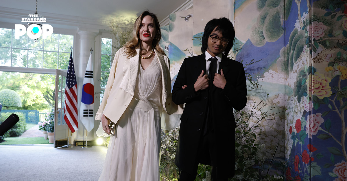 แองเจลินา โจลี และแมดด็อกซ์ ลูกชาย