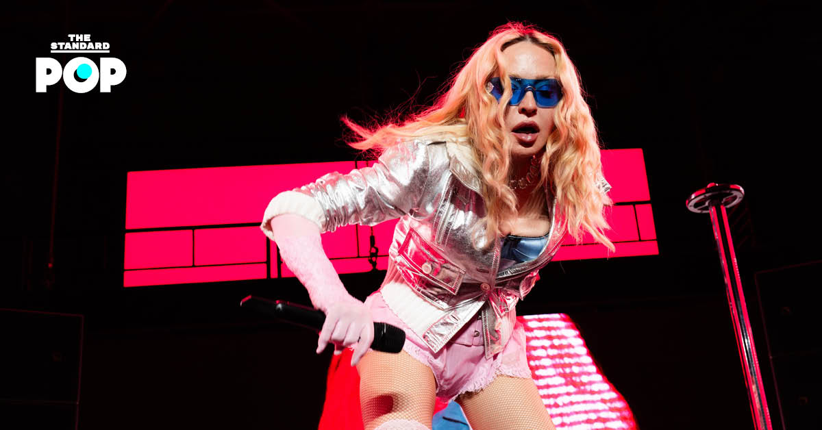 ภาพ Madonna ขณะรับรางวัลในงาน MTV VMAs 2026