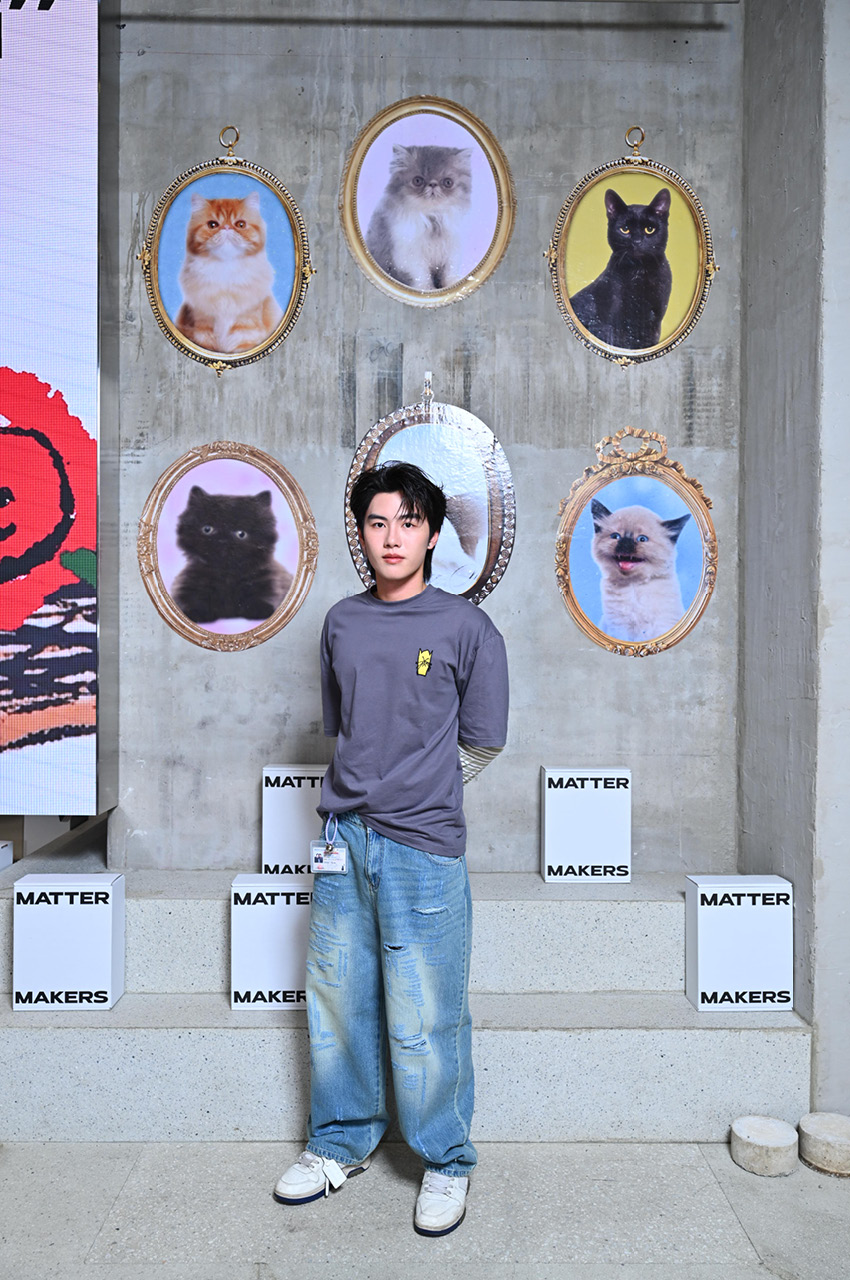 โฟร์ท ณัฐวรรธน์ ในชุดจากคอลเล็กชัน PURRR ของ MATTER MAKERS 6