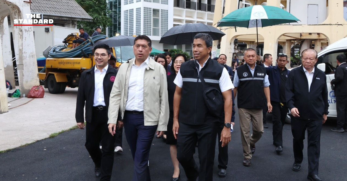 นิกร โสมกลาง รมว.พม. และ ชัชชาติ สิทธิพันธุ์ ผู้ว่าฯ กทม. ประชุมหารือแนวทางแก้ปัญหาคนไร้บ้าน